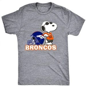 Denver Broncos 'Snoopy T-shirt Men's Large
